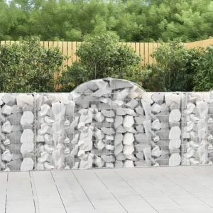 Cestos gabião arqueados 30 peças 200x30x100/120 ferro galvanizado Clicnbuy