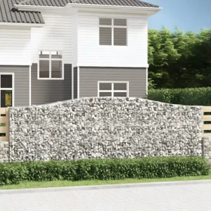 Cestos gabião arqueados 20 peças 400x50x140/160 ferro galvanizado Clicnbuy