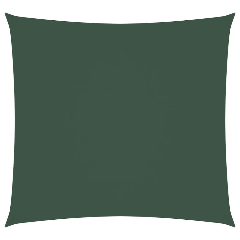 Para-sol estilo vela tecido oxford quadrado 2x2 m verde-escuro com Ventilação Superior