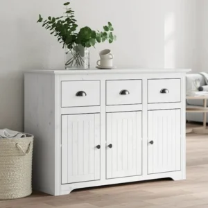 Aparador BODO 115x43x79,5 cm madeira de pinho maciç branco