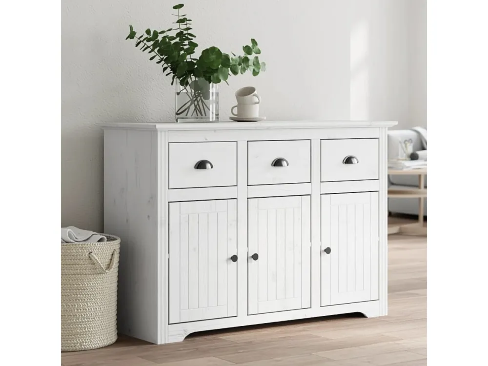 Aparador BODO 115x43x79,5 cm madeira de pinho maciç branco