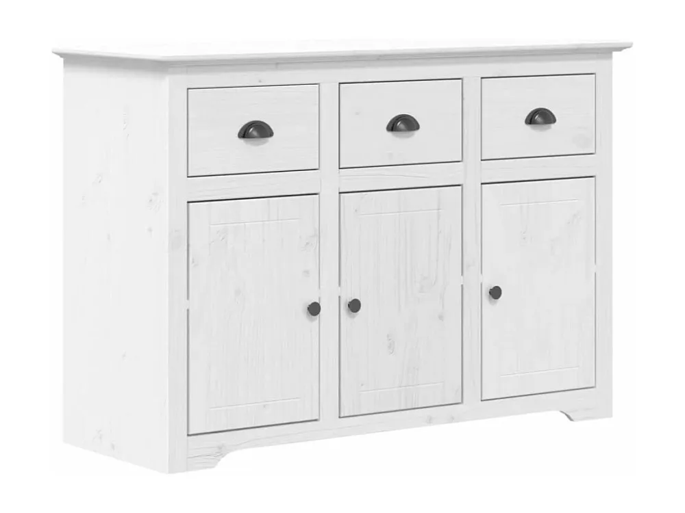 Aparador BODO 115x43x79,5 cm madeira de pinho maciç branco
