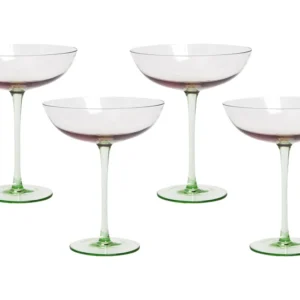 Copos Martini DIOPSIDE Conjunto de 4 Rosa
