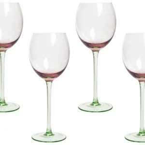 Copos de vinho DIOPSIDE Conjunto de 4 Rosa
