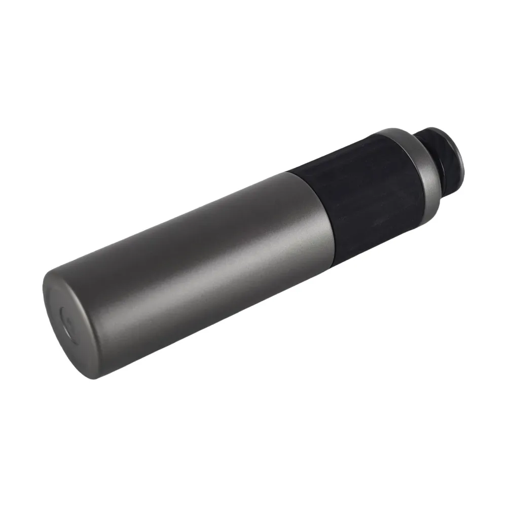 Garrafa 500ml Preta ço Inox