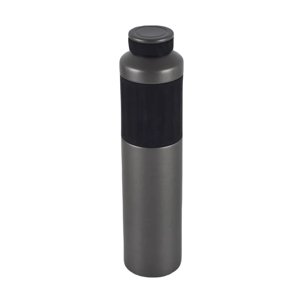Garrafa 500ml Preta ço Inox