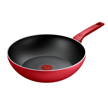 Frigideira Wok Tefal Expert Indução 28cm em ço Escovado